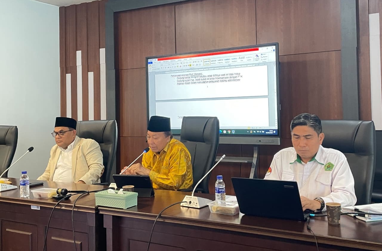 Rapat Senat UIN STS Jambi Bahas Kurikulum, Statuta, dan Kenaikan Pangkat Dosen