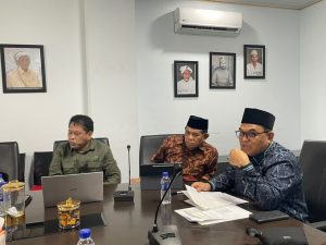 Persiapan Penyambutan Menteri HAM RI, Rektor UIN STS Jambi Pimpin Rapat