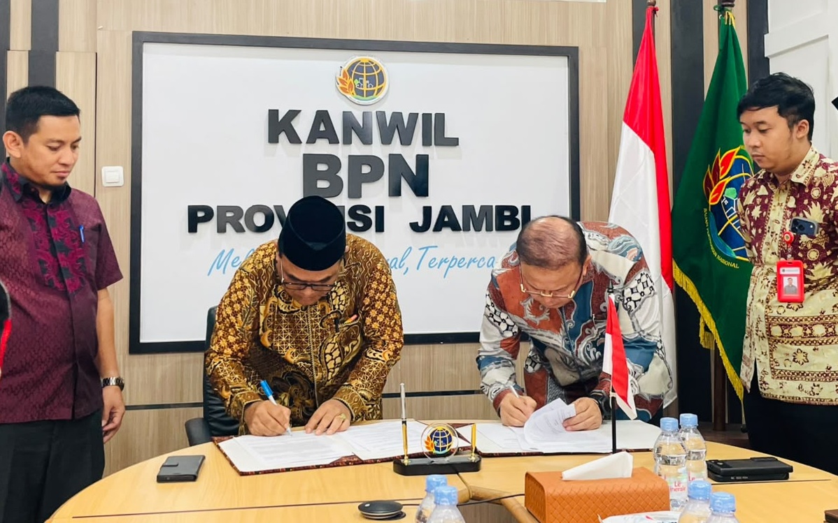 UIN Jambi dan BPN Jambi Jalin Kerja Sama, Buka Peluang Magang Mahasiswa
