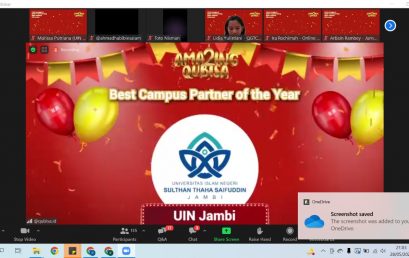 UIN Jambi Jadi “BEST CAMPUS PARTNER OF THE YEAR” QuBisa