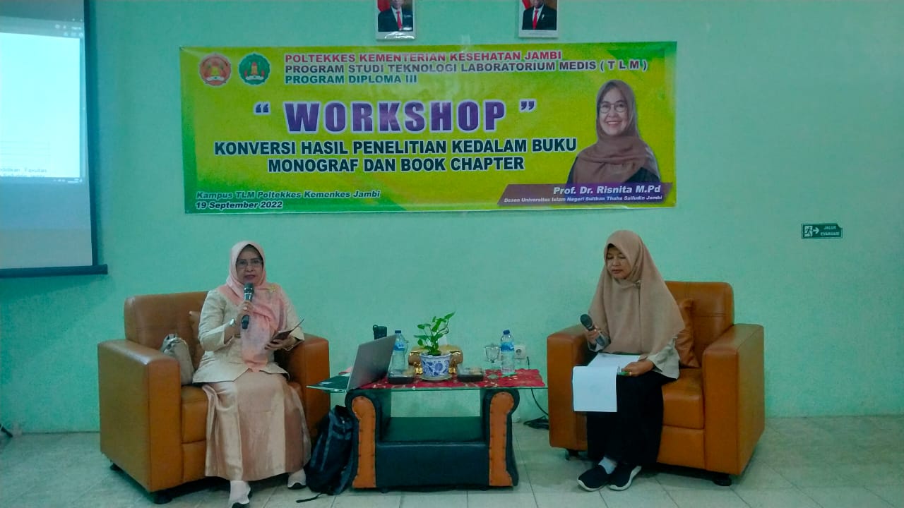 Workshop Publikasi Hasil Penelitian di POLTEKKES, Prof. Risnita, M.Pd jadi Narasumber