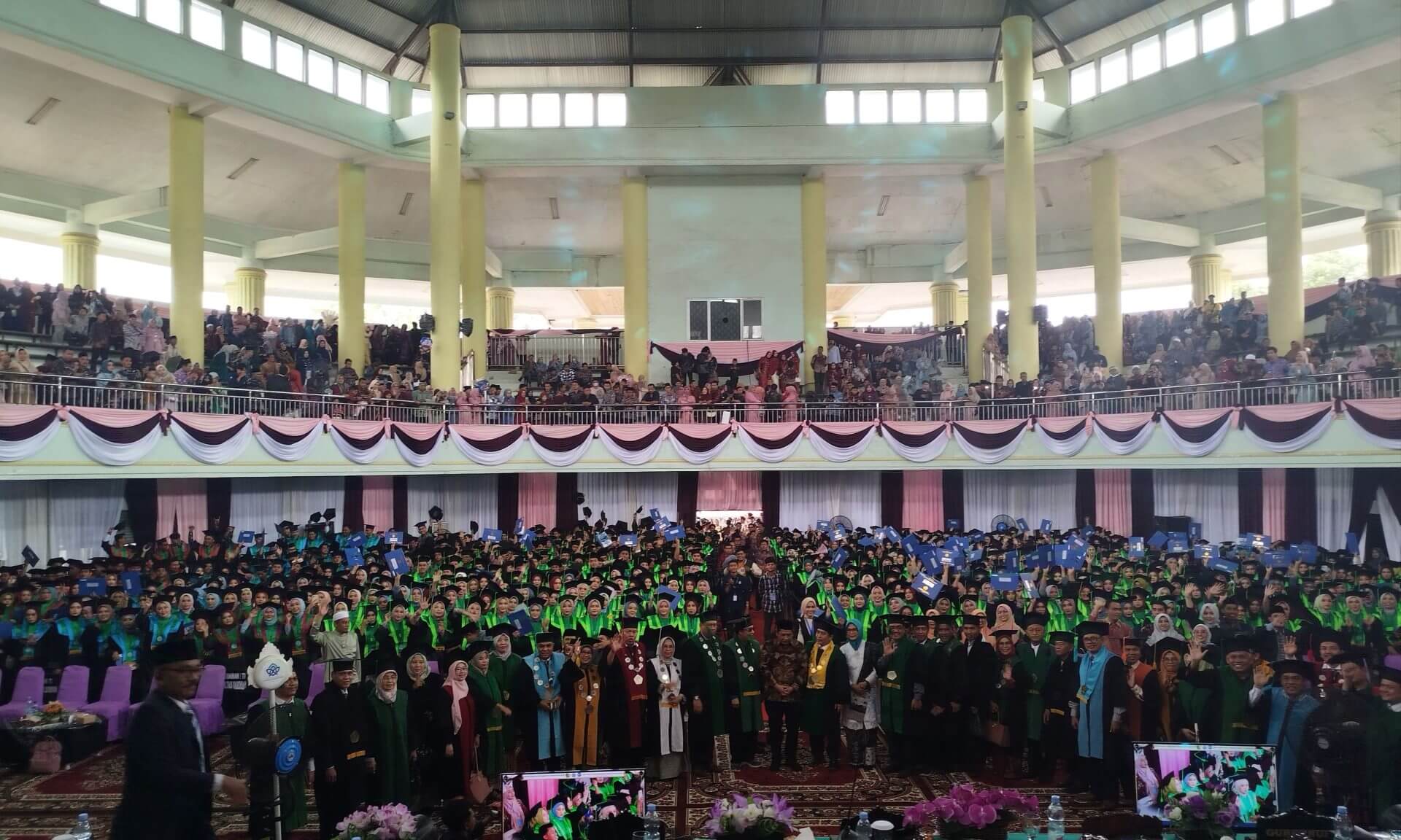 Wisuda Sarjana ke-68 dan Dies Natalis ke-57 UIN STS Jambi Luluskan 1640 Wisudawan