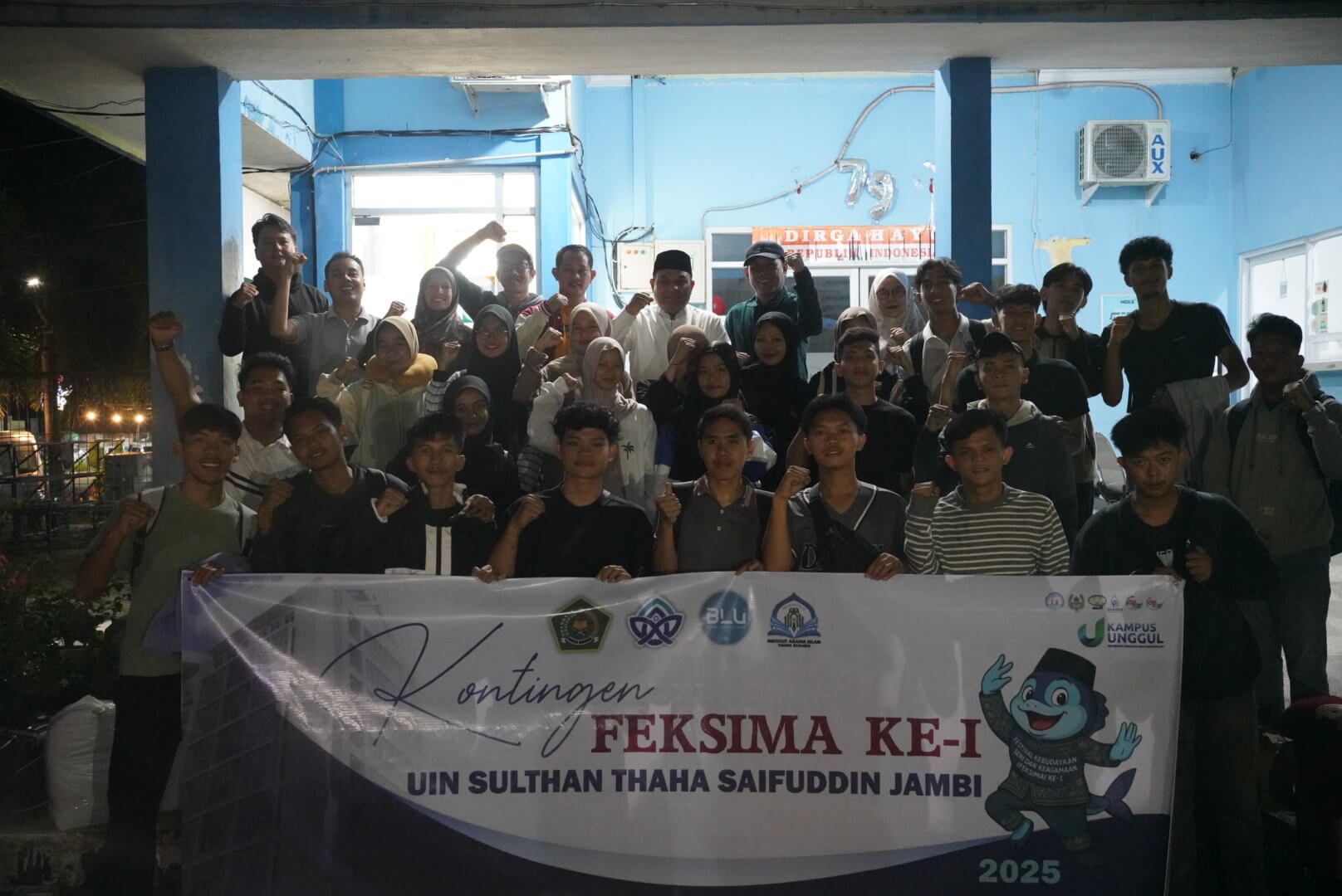 Resmi Dilepas Rektor, Kontingen UIN STS Jambi Optimis Raih Prestasi di FEKSIMA 2025