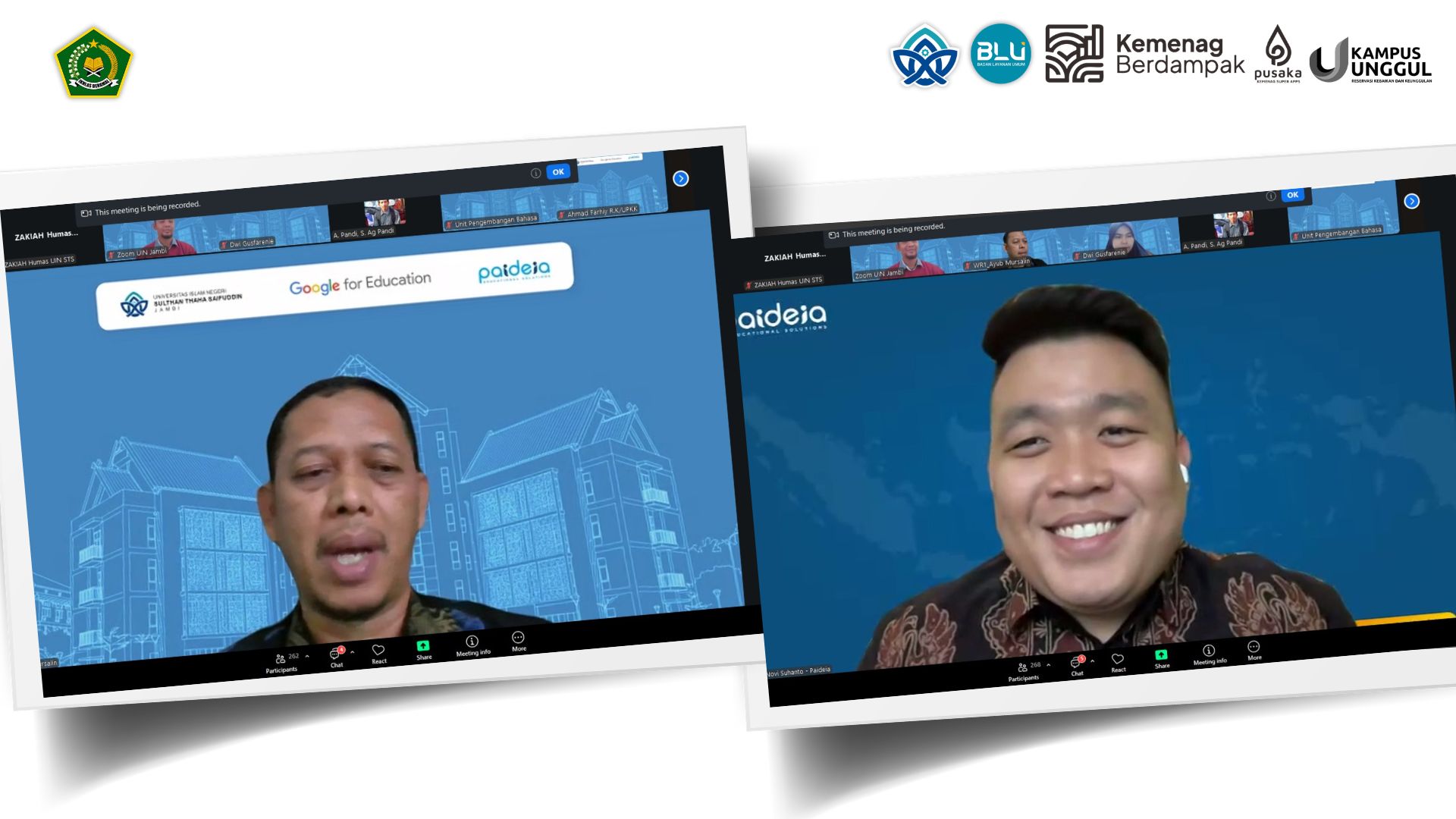 UIN STS Jambi Perkuat Transformasi Digital melalui Sertifikasi Internasional Google Gemini Academy Batch 2
